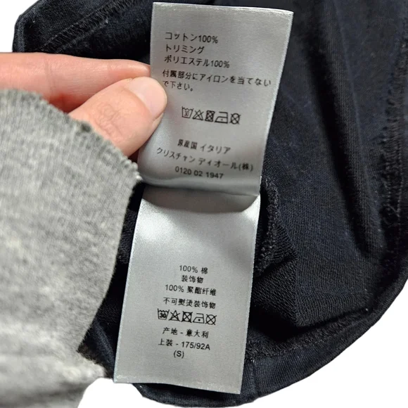 Dior | Embroidered Bee Tee | Multicolor | Sprawling Logo | Hedi Slimane | Mens - Picture 14 of 15